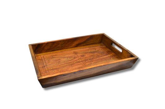 Tray Set Brass Work