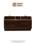Multipurpose Wooden Wall Dual Mobile Holder