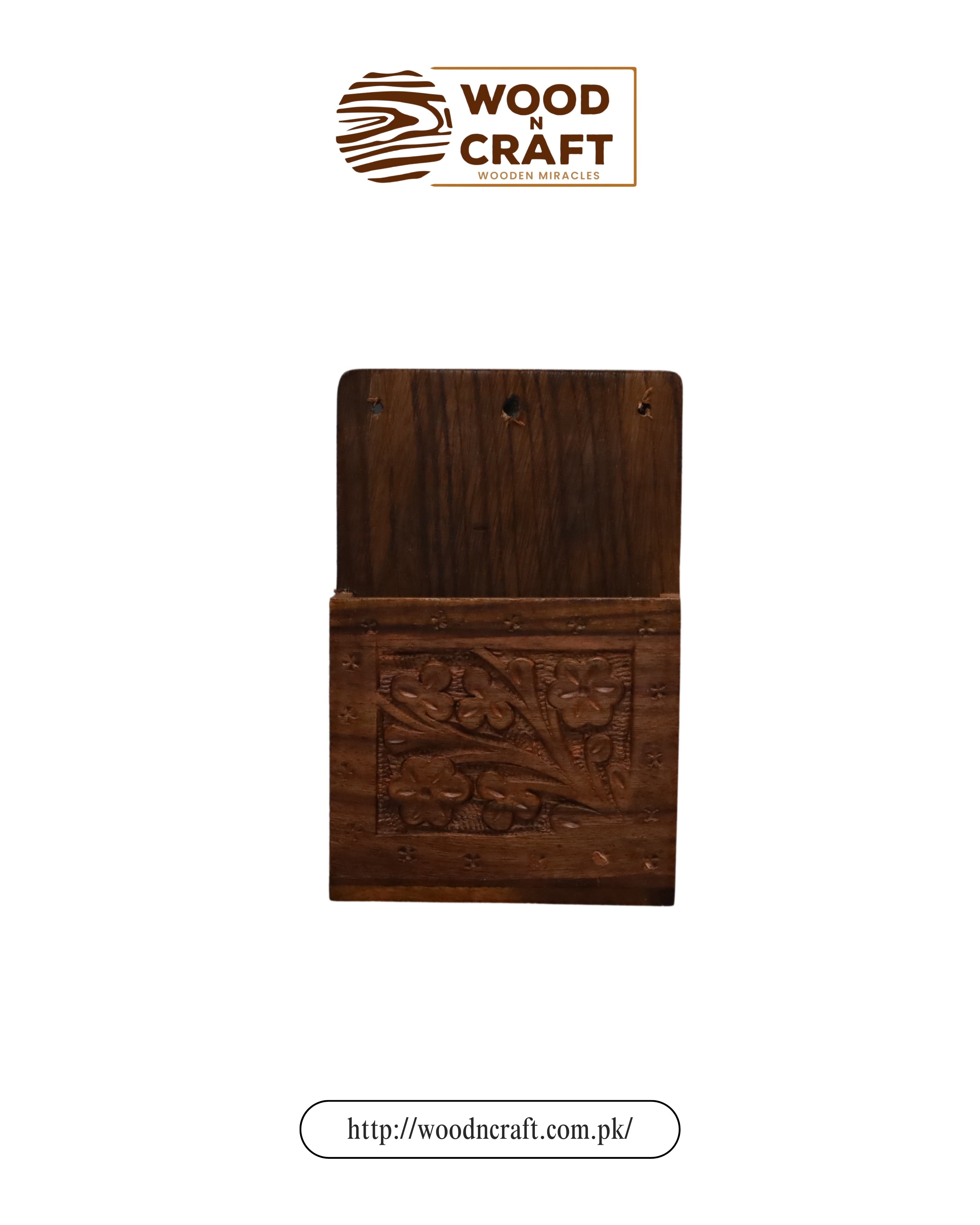 Wooden Single Wall Mobile Holder