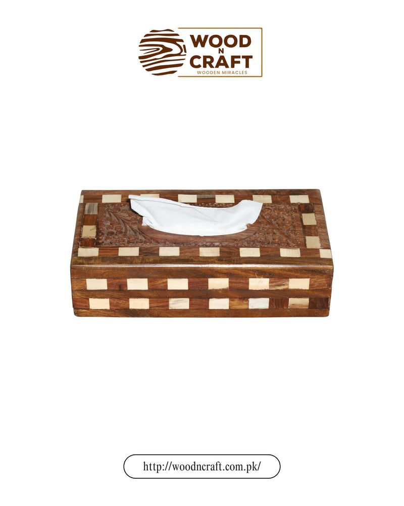 Checkered Tissue Box