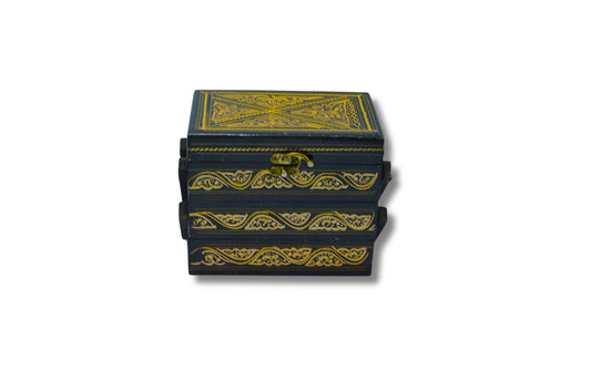 Handcrafted Wooden Accessory Case – Elegant Storage for Jewelry & Essentials