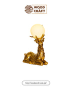 Golden Grace Pair of Deer Sculpture