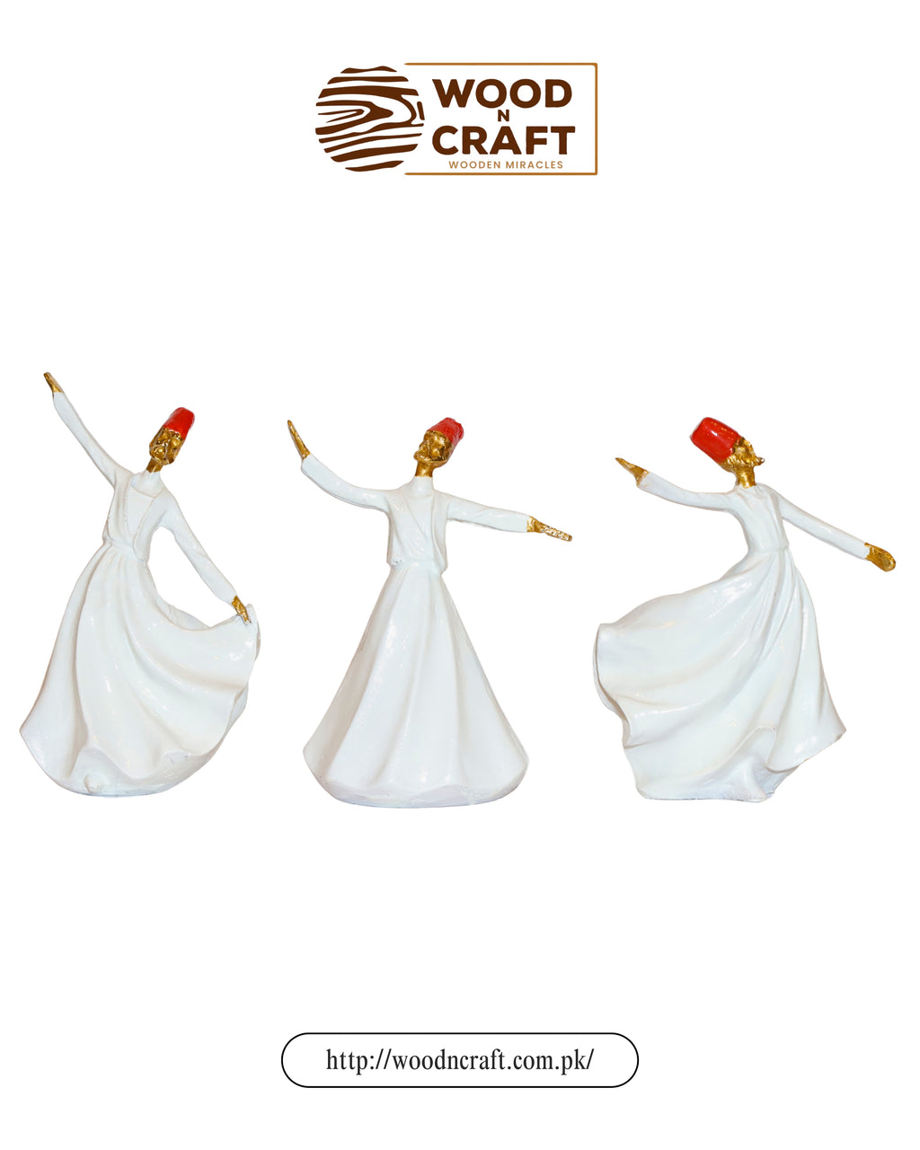 Whispers of Wisdom (Set of 3 Sufi Sculptures)