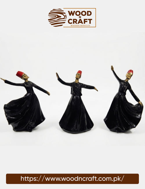 Whispers of Wisdom (Set of 3 Sufi Sculptures)