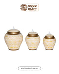Candy Jar Set White