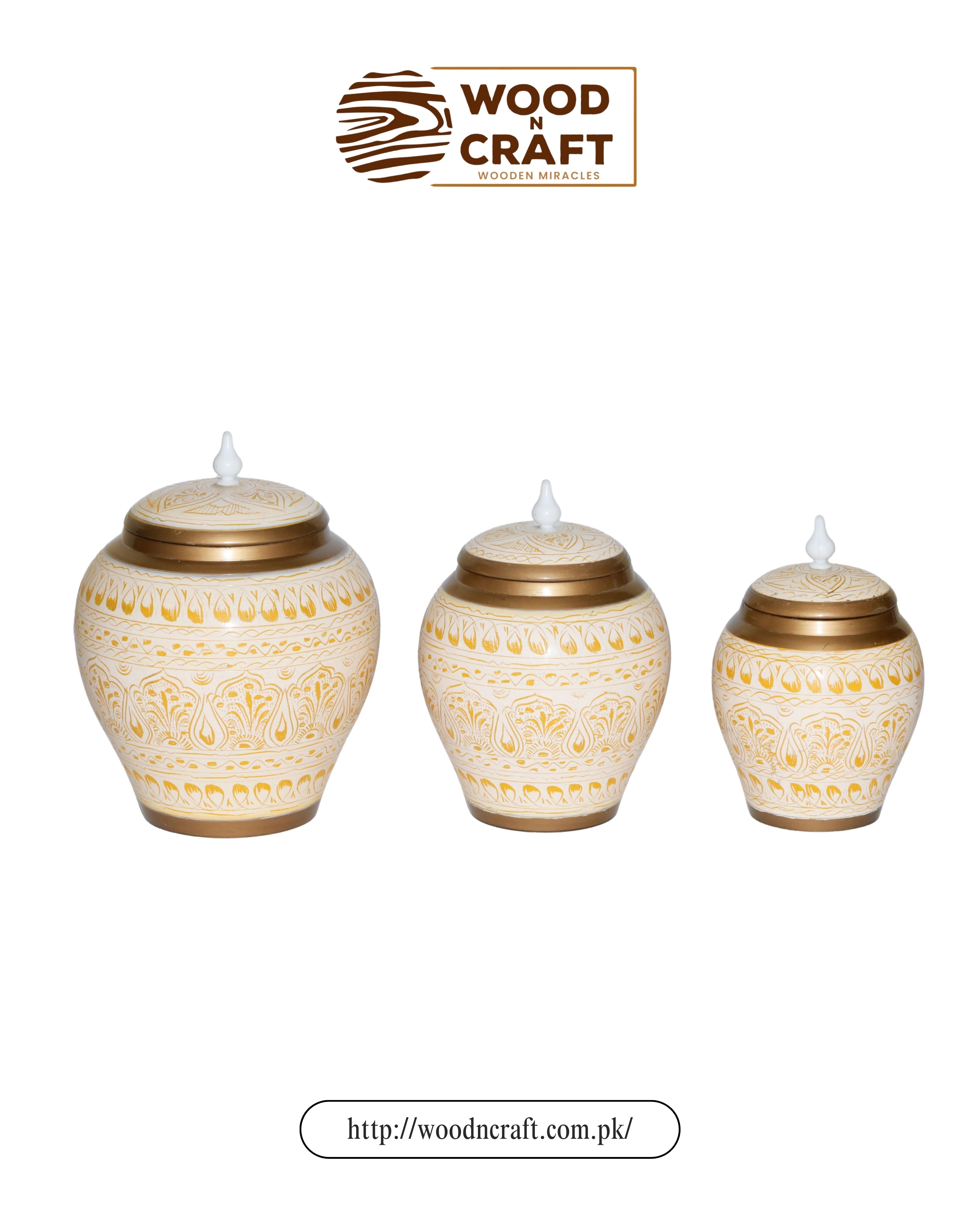Candy Jar Set White