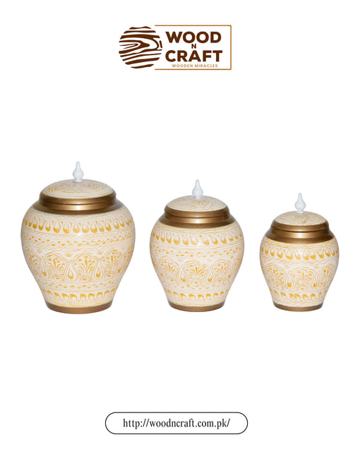 Candy Jar Set White