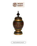 Candy Jar Single Naqshi Work Black