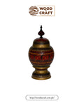 Candy Jar Single Naqshi Work Red