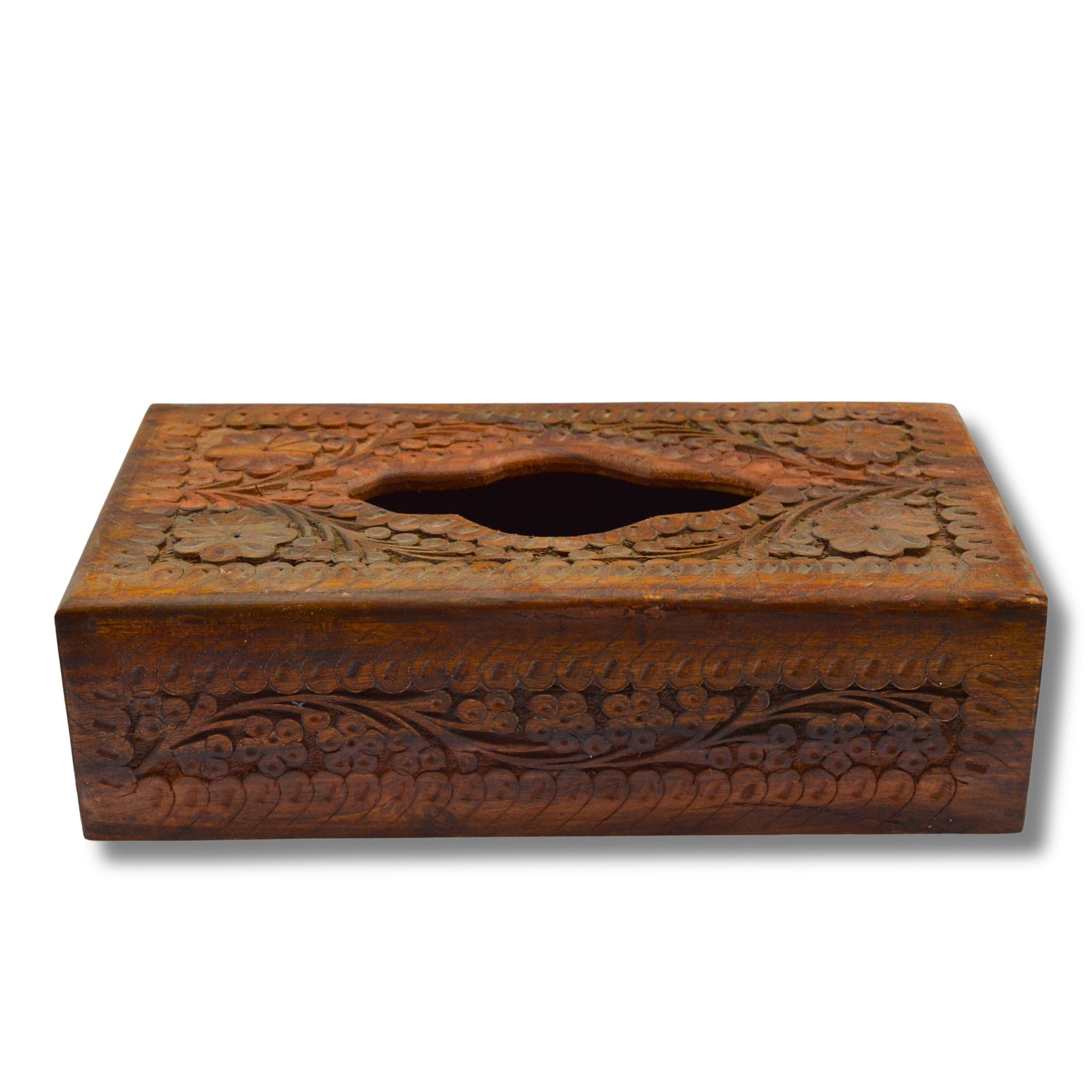 Handcrafted Wooden Tissue Box – Elegant & Stylish Home Décor