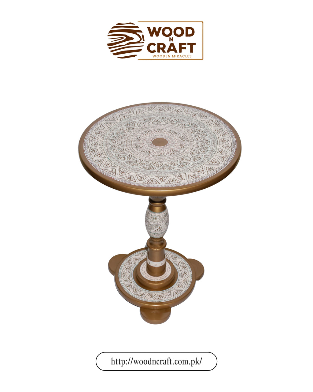 Coffee Table Naqshi White