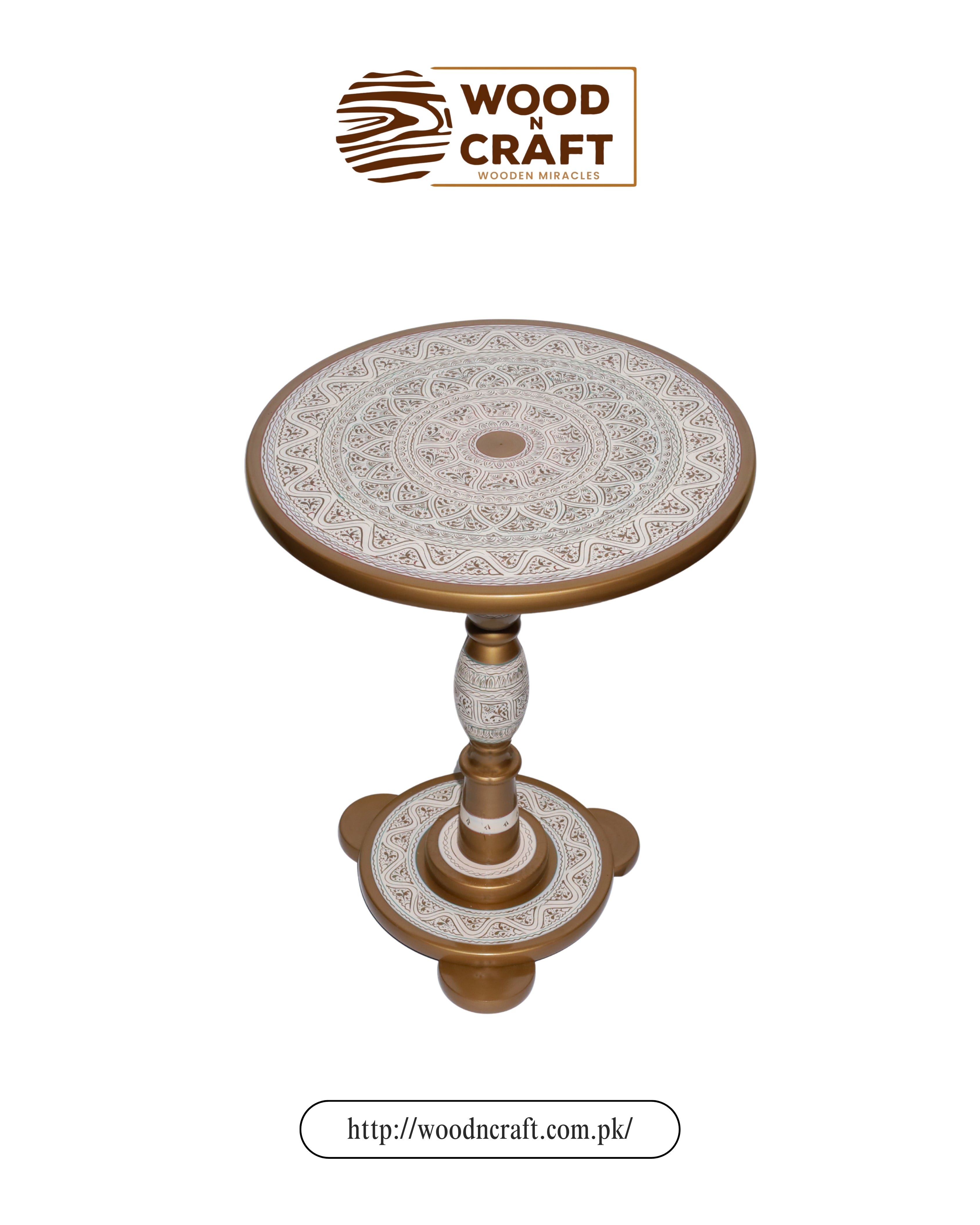 Coffee Table Naqshi White