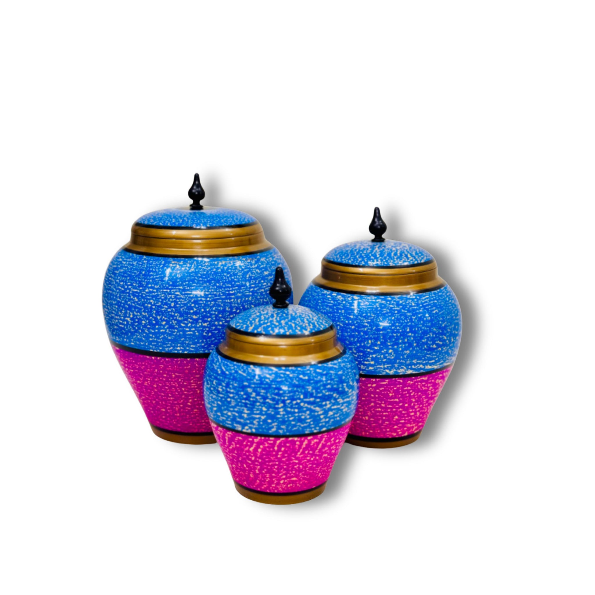 Handcrafted Wooden Candy Jar Set