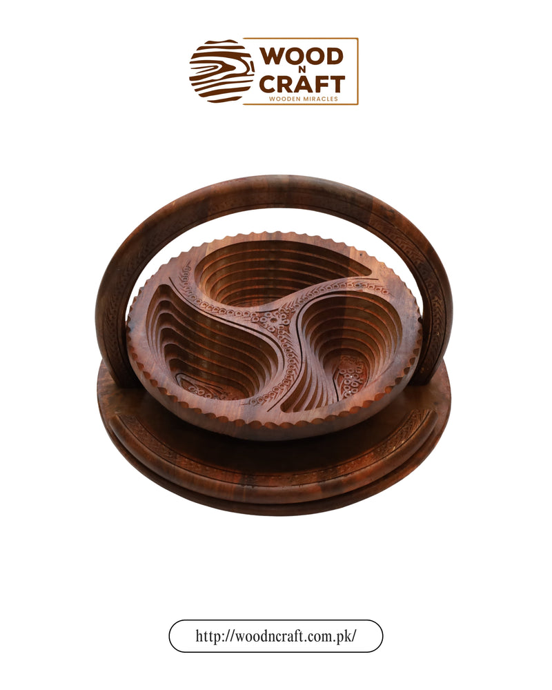 Leaf Style Folding Dry Fruit Tray