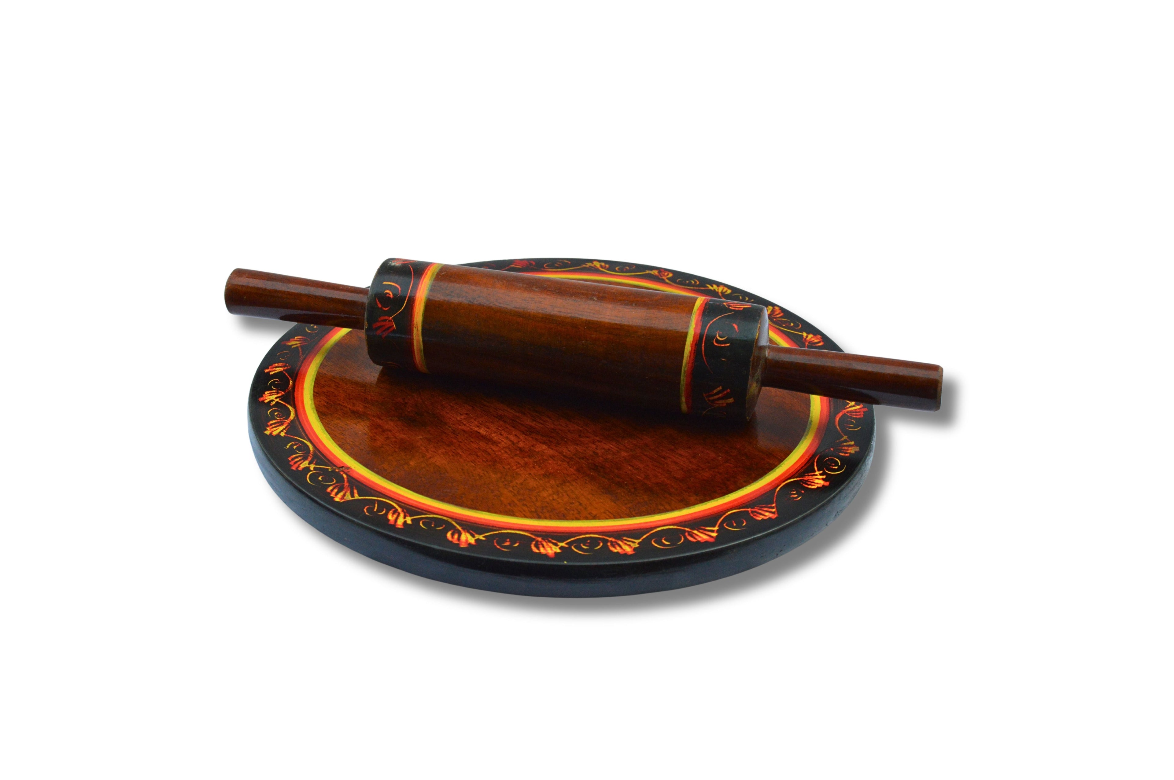 Board and Rolling Pin Border Design