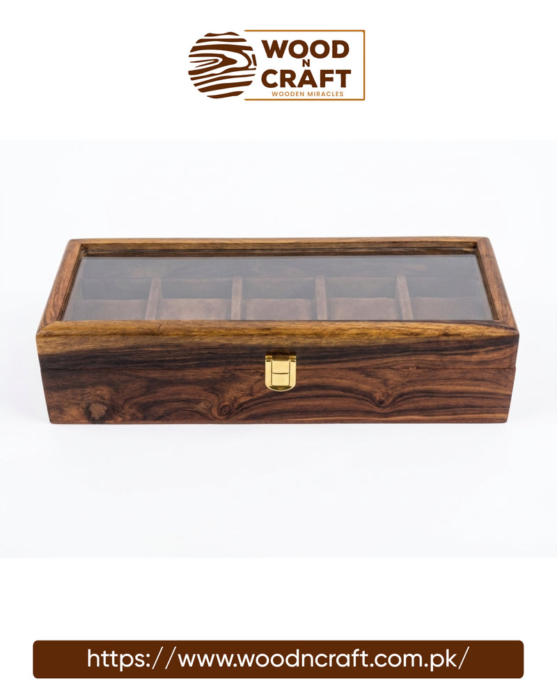 Wooden Watch Box – 05 Slot Collector’s Case