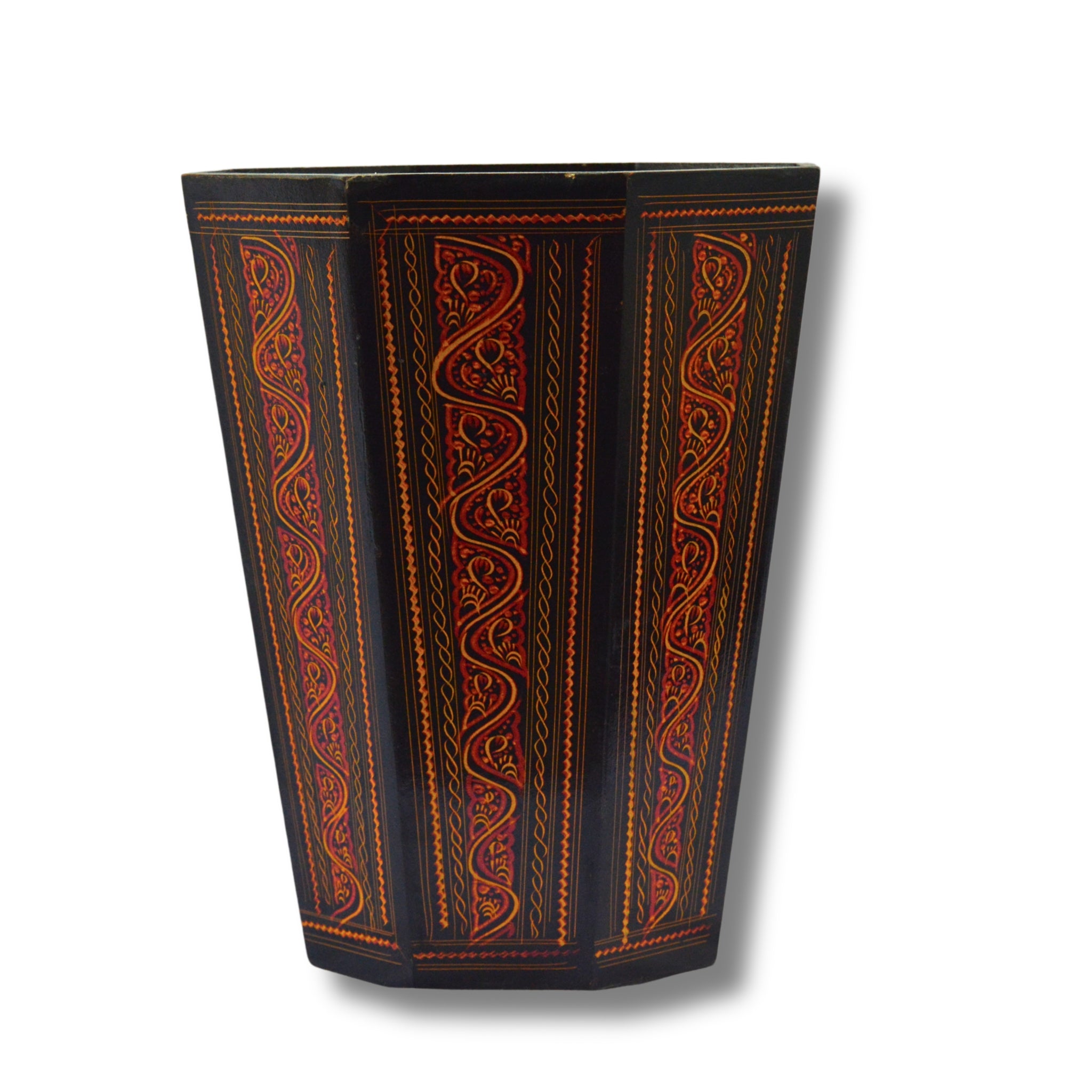 Handcrafted Wooden Dustbin – Elegant & Durable